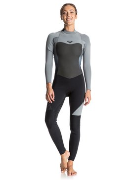 roxy, Syncro 5/4/3mm - Traje De Surf Integral Con Cremallera Trasera, TRUE BLACK (kvj0) Syncro 5/4/3mm - Back Zip Full Wetsuit ERJW103008