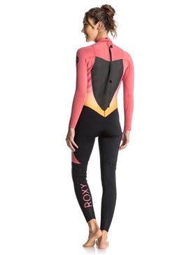 roxy, Syncro 4/3mm - Traje De Surf Integral Con Cremallera Trasera, PARADISE PINK (mlr0) Syncro 4/3mm - Back Zip Full Wetsuit ERJW103010