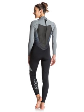 roxy, Syncro 3/2mm - Combinaison de surf intégrale zip dans le dos, TRUE BLACK (kvj0) Syncro 3/2mm - Back Zip Full Wetsuit ERJW103012