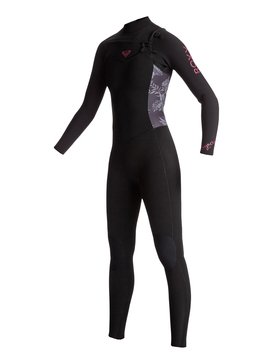 roxy, 4/3mm Syncro Series Chest Zip GBS - Chest Zip Neoprenanzug, BLACK (kva0) 4/3mm Syncro Series Chest Zip GBS - Chest Zip Wetsuit ERJW103022
