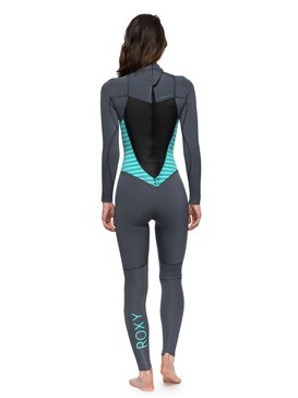 roxy, 3/2mm Syncro Series Back Zip GBS - Combinaison de surf intégrale, ASH / PISTACCIO (xbbb) 3/2mm Syncro Series Back Zip GBS - Full Wetsuit ERJW103024