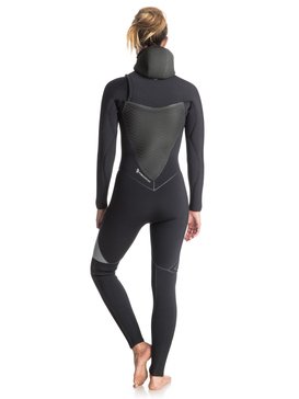 roxy, Performance 5/4/3mm - Traje De Surf Integral Con Capucha De Cremallera En El Pecho, TRUE BLACK (kvj0) Performance 5/4hest Zip Hooded Full Wetsuit ERJW203000