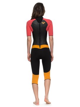 roxy, Syncro 3/2mm - Springsuit zip dans le dos, PARADISE PINK (mlr0) Syncro 3/2mm - Back Zip Springsuit ERJW303000