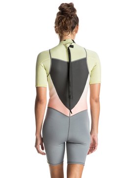 roxy, Syncro 2/2mm - Springsuit zip dans le dos, CAMELLIA (mjw0) Syncro 2/2mm - Back Zip Springsuit ERJW503002