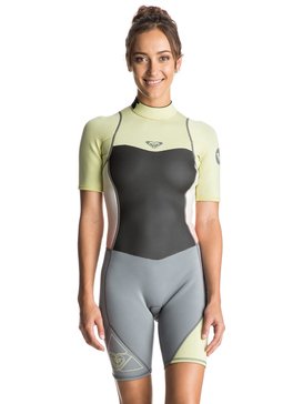 roxy, Syncro 2/2mm - Springsuit zip dans le dos, CAMELLIA (mjw0) Syncro 2/2mm - Back Zip Springsuit ERJW503002