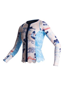 roxy, 1mm Pop Surf Scallop - Veste de combinaison à manches longues, PALE DOGWOOD (nds0) 1mm Pop Surf Scallop - Long Sleeve Wetsuit Jacket ERJW803011