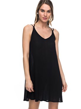 roxy, Dome Of Amalfi Strappy Dress, ANTHRACITE (kvj0) DOME OF AMALFI ERJWD03148