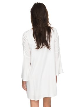 roxy, East Coast Dreamer Bell Sleeve Dress, MARSHMALLOW (wbt0) EAST COAST DREAMER ERJWD03176