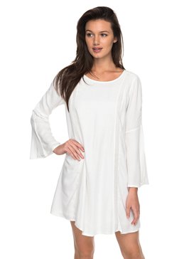 roxy, East Coast Dreamer Bell Sleeve Dress, MARSHMALLOW (wbt0) EAST COAST DREAMER ERJWD03176