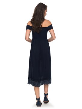 roxy, Pretty Lovers Off The Shoulder Dress, DRESS BLUES (btk0) PRETTY LOVERS ERJWD03209