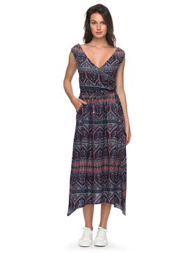 roxy, Evolution Dreamers Midi Dress, CHINA BLUES NEW MAIDEN (bnd7) Evolution Dreamers - Midi Dress ERJWD03210