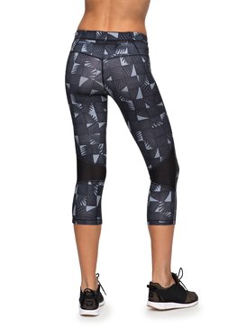 roxy, Stay On Technical Running Capris, FORGED IRON AMAZONIA (kyc6) Stay On - Technical Running Capris ERJWP03011