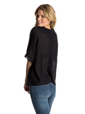 roxy, Zapotec - Top à manches courtes, ANTHRACITE (kvj0) Zapotec - Short Sleeve Top ERJWT03118