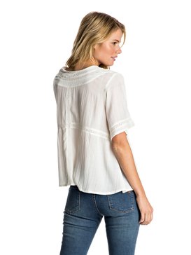 roxy, Zapotec - Top à manches courtes, MARSHMELLOW (wbt0) Zapotec - Short Sleeve Top ERJWT03118