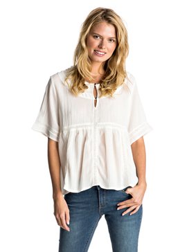 roxy, Zapotec - Top à manches courtes, MARSHMELLOW (wbt0) Zapotec - Short Sleeve Top ERJWT03118