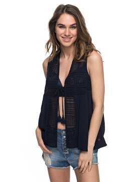 roxy, Spirit Bird Tank Top, DRESS BLUES (btk0) SPIRIT BIRD ERJWT03146