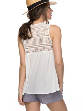 roxy, Spirit Bird Tank Top, MARSHMELLOW (wbt0) SPIRIT BIRD ERJWT03146