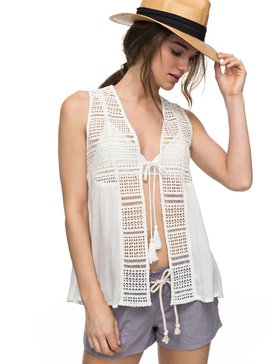 roxy, Spirit Bird Tank Top, MARSHMELLOW (wbt0) SPIRIT BIRD ERJWT03146