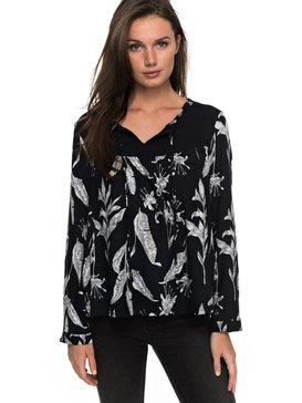 roxy, Bubble Spirit - Top à manches longues, ANTHRACITE LOVE LETTER (kvj8) Bubble Spirit - Long Sleeve Top ERJWT03171
