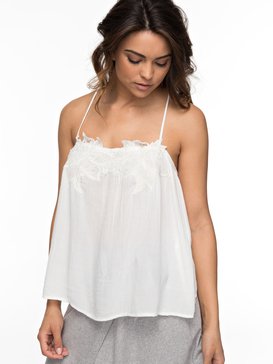 roxy, Sun Hoops - Top de Tirantes, MARSHMALLOW (wbt0) Sun Hoops - Strappy Top ERJWT03198