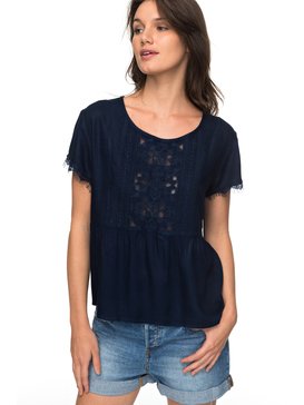 roxy, In The Morning - Blouse manches courtes, DRESS BLUES (btk0) In The Morning - Short Sleeve Blouse ERJWT03199