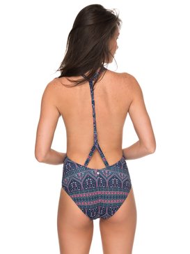 roxy, Sun, Surf And ROXY One Piece Swimsuit, CHINA BLUE NEW MAIDEN SWIM (bnd5) Sun, Surf And ROXY - One-Piece Swimsuit ERJX103100