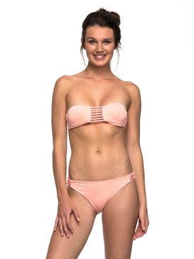 roxy, Strappy Love - Set de Bikini Palabra de Honor Reversible, LADY PINK (mje0) Strappy Love - Reversible Bandeau Bikini Set ERJX203166