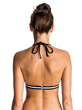 roxy, Summer Pacific - Haut de maillot de bain triangle, ANTHRACITE PINA SLICE (kvj6) Summer Pacific - Fixed Tri Bikini Top ERJX303352