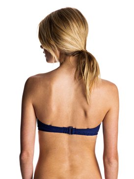 roxy, Drop Diamond - Haut de maillot de bain bandeau, BLUE DEPTHS (bta0) Drop Diamond - Knotted Bandeau Bikini Top ERJX303365