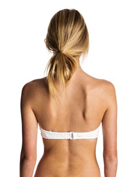 roxy, Drop Diamond - Haut de maillot de bain bandeau, MARSHMELLOW (wbt0) Drop Diamond - Knotted Bandeau Bikini Top ERJX303365
