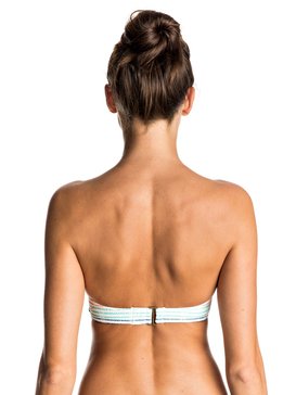 roxy, Sporty ROXY - Haut de maillot de bain balconnet, OLMEQUE STRIPE COMBO MARSHMALL (wbt3) Sporty ROXY - Twisted Bandeau Bikini Top ERJX303387