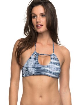 roxy, Strappy Love - Haut de bikini crop top, DRESS BLUES SWIM CHIEF PRADO (btk7) Strappy Love - Crop Bikini Top ERJX303521