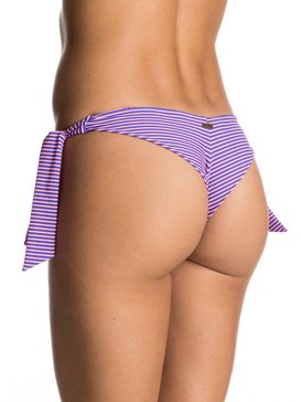 roxy, Mix Dolty - Bas de maillot de bain brésilien, ROYAL BLUE MOON MAYAN STRIPE (pqf3) Mix Dolty - Bikini Bottoms ERJX403290