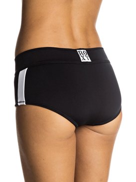 roxy, Lisa Andersen - Parte de abajo de bikini de corte a media cintura, ANTHRACITE (kvj0) Lisa Andersen - Mid Waist Bikini Bottoms ERJX403442