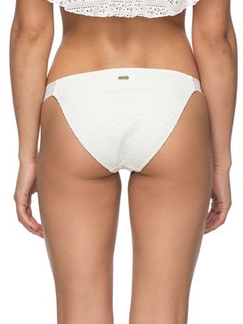 roxy, Surf Bride - Parte de abajo de bikini de corte básico para niña, MARSHMELLOW (wbt0) Surf Bride - Base Girl Bikini Bottoms ERJX403447