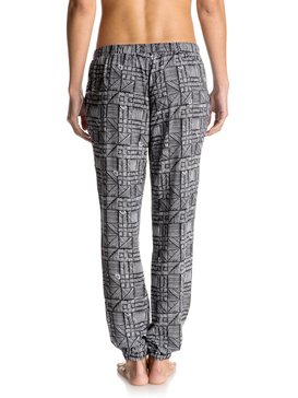 roxy, Easy Peasy - Pantalon de plage, ANTHRACITE BEACHOUSE GEO (kvj7) Easy Peasy - Beach Pants ERJX603064