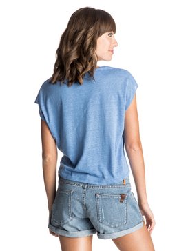 roxy, White Tattoo Paradise Beach - T-shirt à petites manches, MORNING SKY (bla0) White Tattoo Paradise Beach - Cap Sleeve T-Shirt ERJZT03389