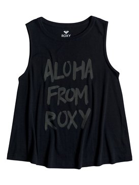 roxy, Aztec Rider Aloha Ha - Tee-shirt sans manches, ANTHRACITE (kvj0) Aztec Rider Aloha Ha - Sleeveless T-Shirt ERJZT03808