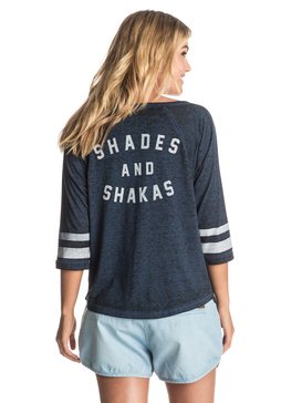 roxy, Surfer Dude Shades And Shakas - Tee-Shirt à manches longues, BLUE DEPTHS (bta0) Surfer Dude Shades And Shakas - Long Sleeve T-shirt ERJZT03868
