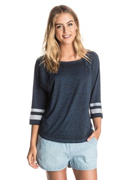 roxy, Surfer Dude Shades And Shakas - Tee-Shirt à manches longues, BLUE DEPTHS (bta0) Surfer Dude Shades And Shakas - Long Sleeve T-shirt ERJZT03868