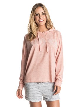 roxy, Early Walk B - Top à manches longues et à capuche, PEACH PEARL (meh0) Early Walk B - Hooded Long Sleeve Top ERJZT03878