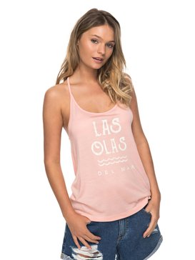 roxy, Playa Bibi El Mar Racerback Tank, MELLOW ROSE (mgd0) PLAYA BIBI EL MAR ERJZT04149