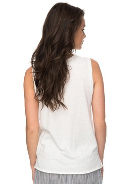 roxy, Time For An Other Year - Sleeveless T-Shirt, MARSHMELLOW (wbt0) Time For An Other Year - Sleeveless T-Shirt ERJZT04184