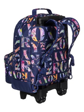 roxy, Rainbow Connection - Schulrucksack mit Rollen, AX CORAWAII BLUE PRINT (bsq6) Rainbow Connection - Wheeled School Backpack ERLBP03016