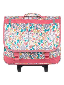 roxy, Green Monday - Bolso maletín con ruedas, MARSHMALLOW FLOWER POWER TW (xyyb) Green Monday - Wheelie Satchel ERLBP03023