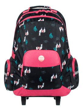 roxy, Free Spirit - Zaino con le ruote, ANTHRACITE PERU TRAVEL (kvj7) Free Spirit - Wheelie Backpack ERLBP03024