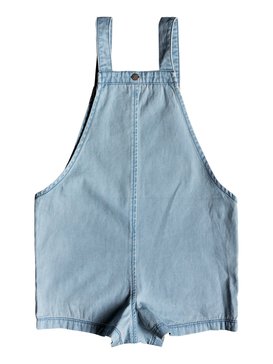 roxy, Girls 2-6 Eyes Flew Open Denim Romper, LIGHT BLUE (bfg0) EYES FLEW OPEN ERLDS03026