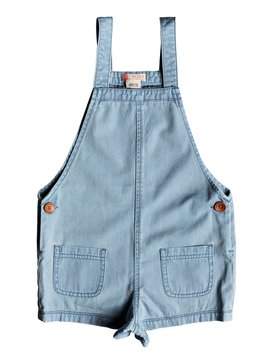 roxy, Girls 2-6 Eyes Flew Open Denim Romper, LIGHT BLUE (bfg0) EYES FLEW OPEN ERLDS03026