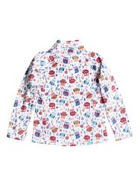 roxy, Cascade - Polaire demi zip, LITTLE OWL_BRIGHT WHITE (wbb5) Cascade - Half-Zip Fleece Pullover ERLFT03082