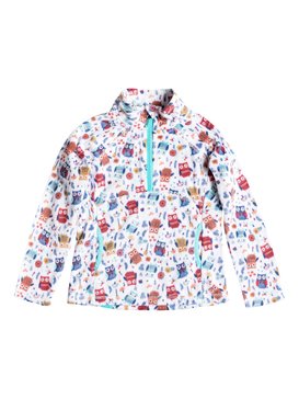 roxy, Cascade - Polaire demi zip, LITTLE OWL_BRIGHT WHITE (wbb5) Cascade - Half-Zip Fleece Pullover ERLFT03082